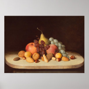 Fruits et noix - Poster d'art Robert Duncanson