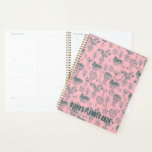 Fruits & Flowers Pattern Blooms Floral Pink CUSTOM Planner<br><div class="desc">Hello! I hope you like this original artwork design. Add your own text,  change the colours or fonts to personalize it. Check my shop for more designs. If you'd like something custom please let me know.</div>