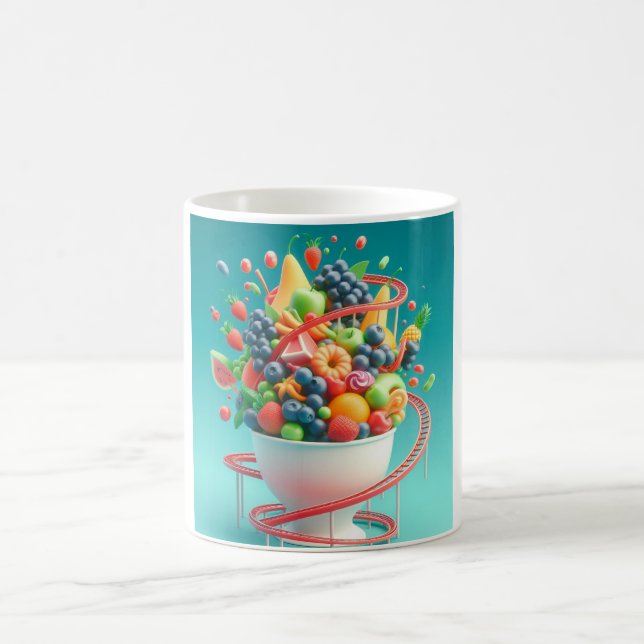 fruits foods cocktail  coffee mug (Center)