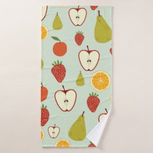 Fruits frais dans un motif extensible sans couture
