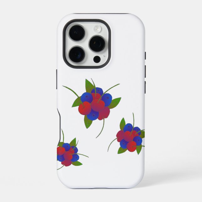 Fruits N Atoms iPhone Case (Back)