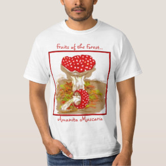 Fruits of the Forest  Amanita Muscaria T-Shirt