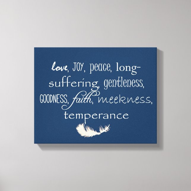 Fruits of the Spirit Canvas Print (Front)
