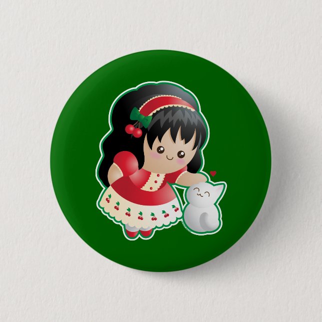 Fruits of the Spirit: Kindness 2 Inch Round Button (Front)