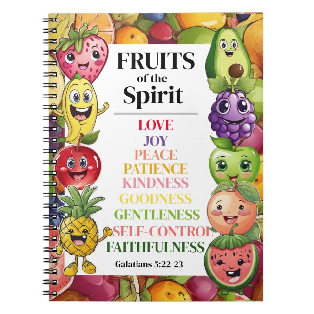 Fruits of The Spirit Notebook (Front)