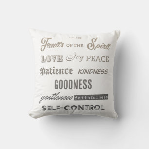 Fruits of the Spirit Throw Pillow
