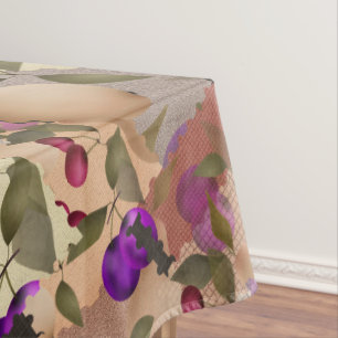 Fruits, patchwork tablecloth