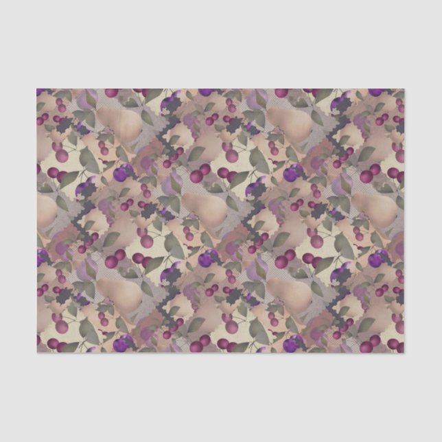 Fruits, patchwork tissue paper (Front)