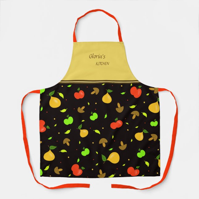 Fruits pattern apron (Front)