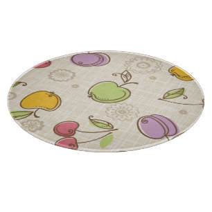 Fruits Pattern Cutting Board