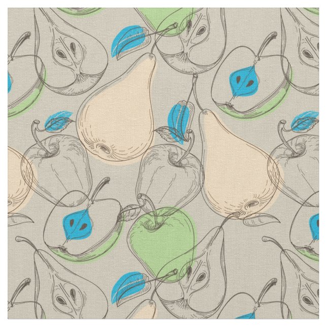 Fruits pattern fabric (Close Up)