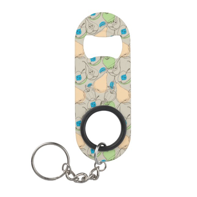 Fruits pattern mini bottle opener (Front)