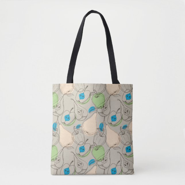 Fruits pattern tote bag (Front)