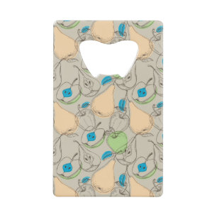 Fruits pattern wallet bottle opener