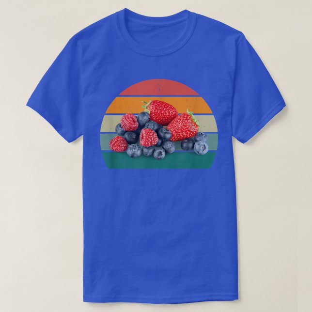 Fruits strawberry melon orange cherry fruity falle T-Shirt (Design Front)