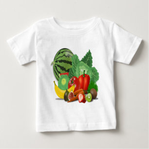fruits vegetables artichoke banana baby T-Shirt