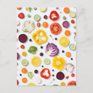 Fruits & Vegetables Postcard