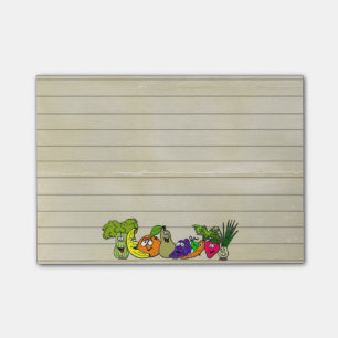 fruits & veggies Post-It-Notes pad Post-it Notes