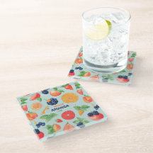 Fruits Watercolor Colourful Personalized Pattern