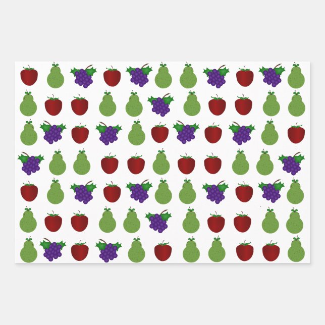 Fruits Wrapping Paper Sheets (Front)