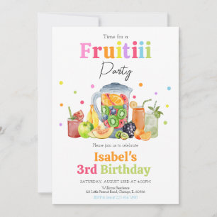Fruitti Birthday Invitation