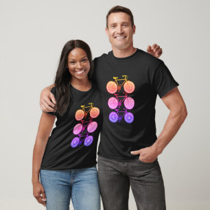 Fruity Bicycle Wheel Art T-Shirt