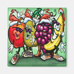 Fruity Christmas Magnet