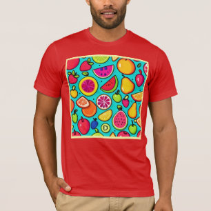 Fruity Delight Pattern T-Shirt