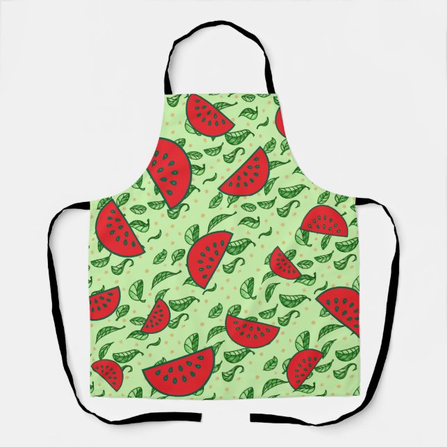 Fruity Leaf Watermelon Apron (Front)