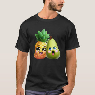 Fruity Love Pear and Pineapple in Love T-Shirt