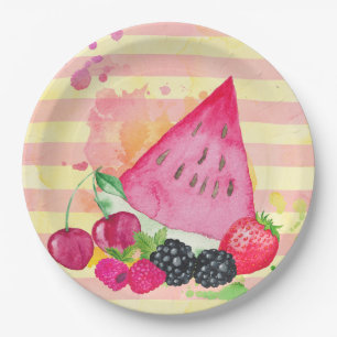 Fruity Paper Plate