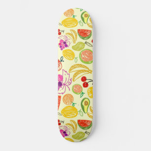 Fruity Pattern Skateboard