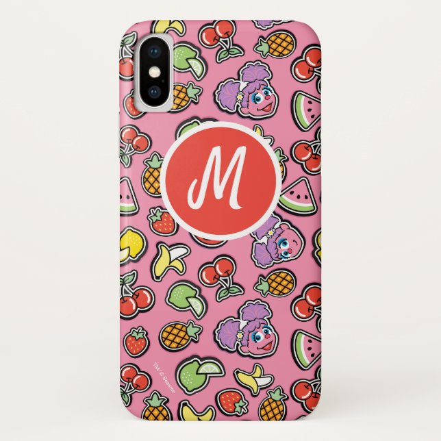 Fruity Sticker Elmo & Abby Cadabby Pattern Case-Mate iPhone Case (Back)