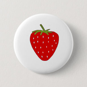 Fruity Strawberry 2 Inch Round Button