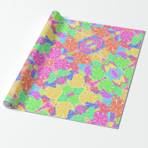 Fruity Tutti Colourful Fruit Slices Wrapping Paper