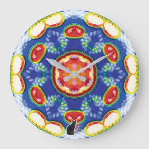 FruityTooty Kaleidoscope Large Clock