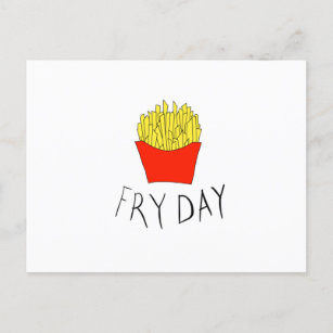 Fry day postcard