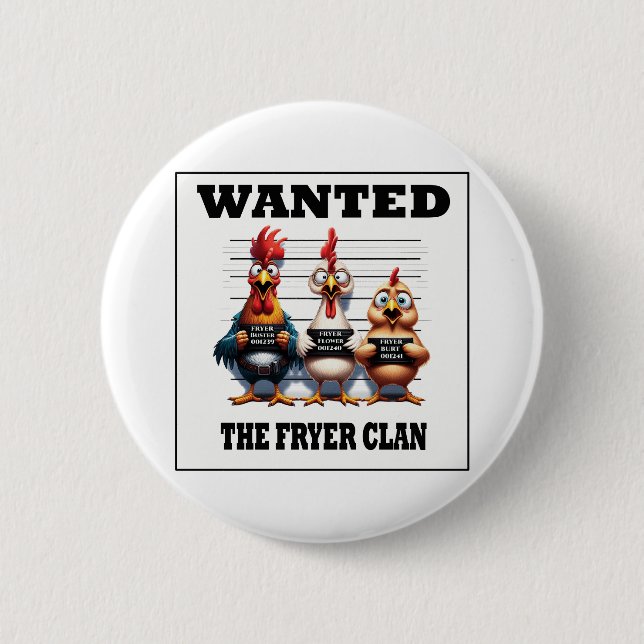 Fryer Clan 2 Inch Round Button (Front)