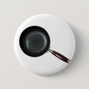 Frying pan with cooking oil 2 inch round button