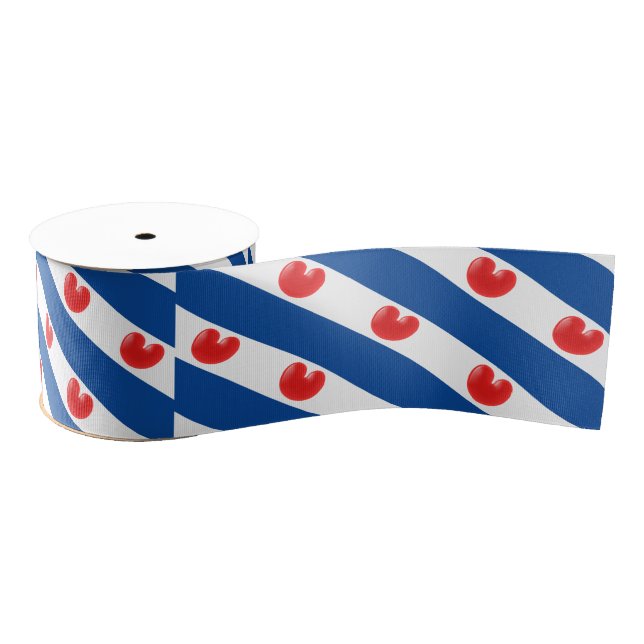 Fryslân Flag Grosgrain Ribbon (Spool)