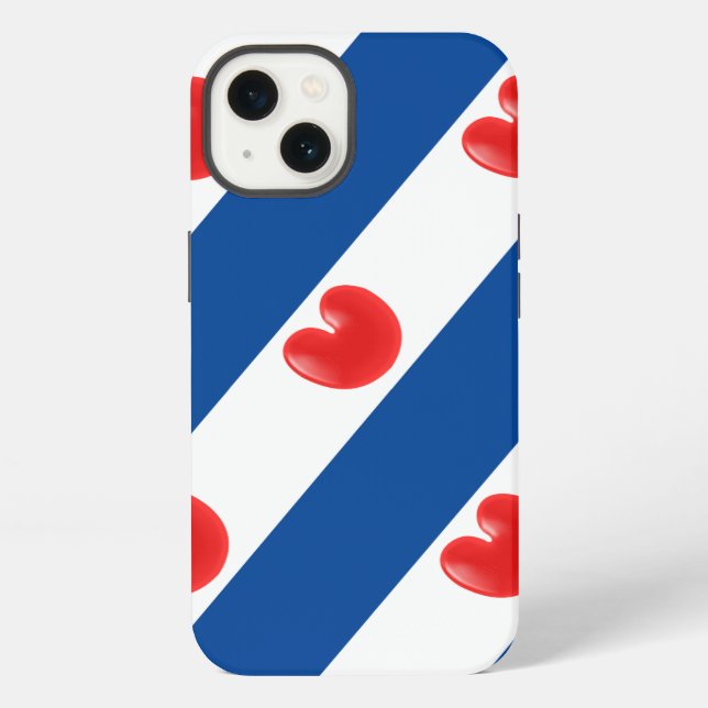 Fryslân Flag iPhone Case (Back)