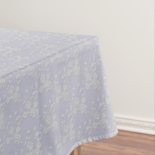 FS Style 1-Purple-White-52x70 COTTON TABLECLOTH