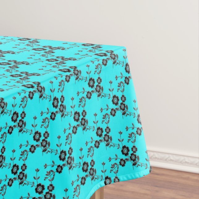 FS Style 1 Robins Egg Blue-Silver-52x70 TABLECLOTH (In Situ)