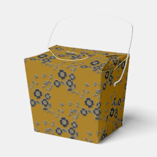 FS Style 1-Silver-Gold 1-FAVOR BOXES, take out Favor Box