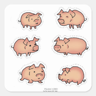 FSudolArt Merchandise Square Sticker