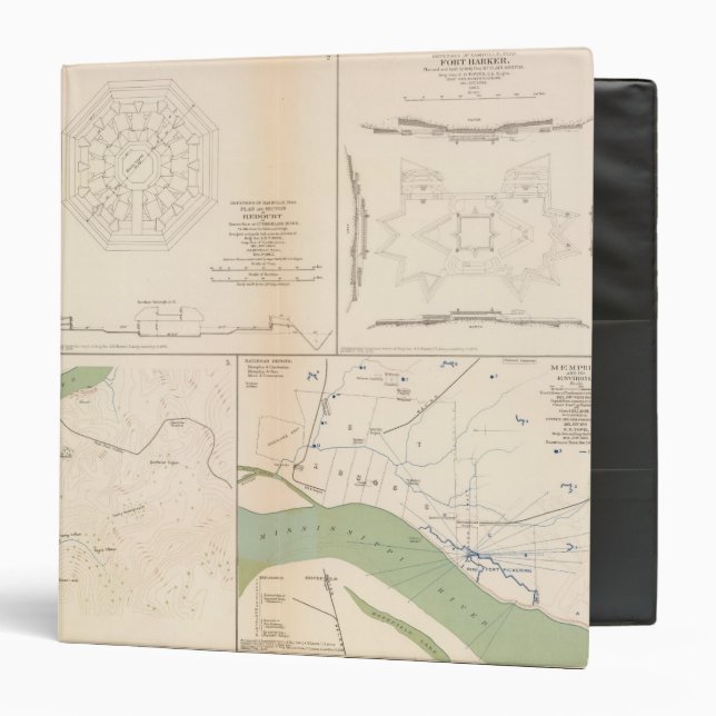 Ft Donelson, Memphis, Nashville Binder (Front/Inside)