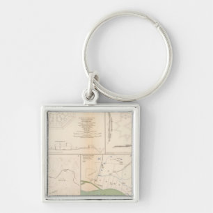 Ft Donelson, Memphis, Nashville Keychain