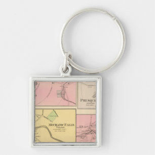 Ft Fairfield, Presque Isle, Caribou Keychain