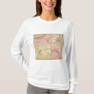 Ft Fairfield, Presque Isle, Caribou Map T-Shirt