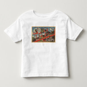 Ft. Jackson, South Carolina - Large Letter Scene Toddler T-shirt